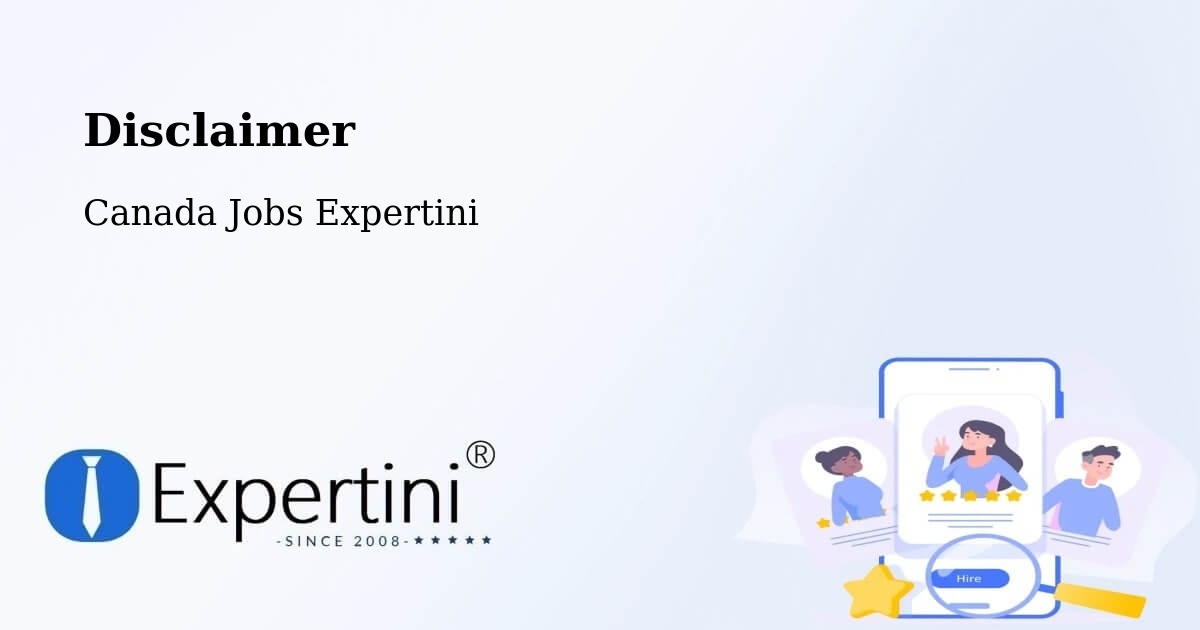 Disclaimer – Millet - Canada Jobs Expertini